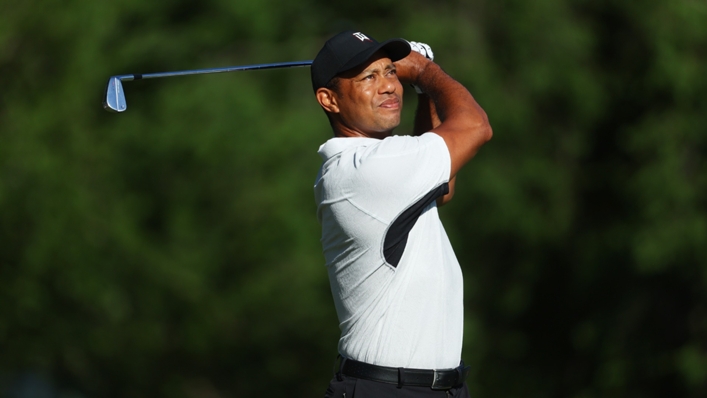 Tiger Woods says he has got a "lot stronger" since The Masters