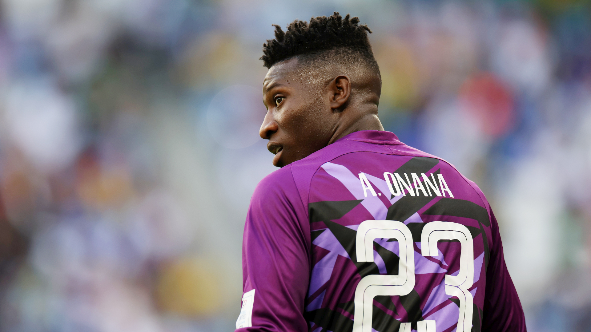 Cameroon goalkeeper Andre Onana