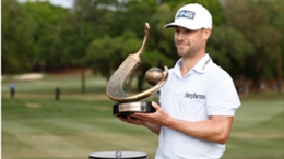 Taylor Moore celebrates his first PGA Tour victory at the Valspar Championship