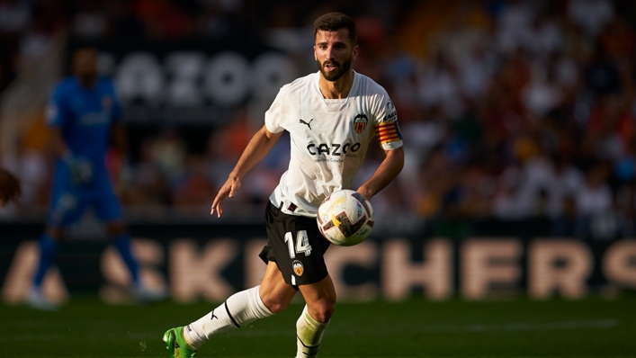 Jose Gaya in action for Valencia