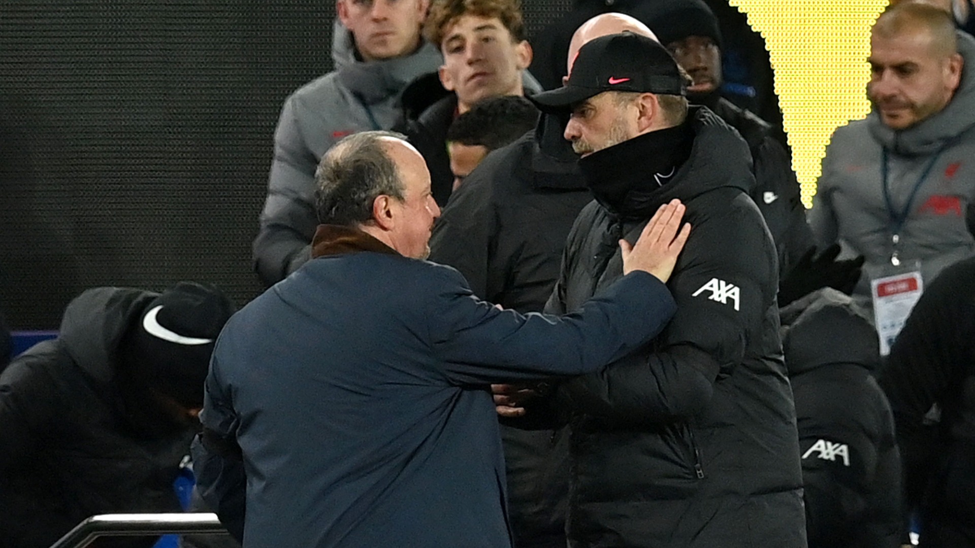 Rafael Benitez and Jurgen Klopp are experiencing contrasting fortuntes