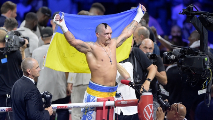 Oleksandr Usyk had been due to fight Tyson Fury on April 29 before talks broke down.