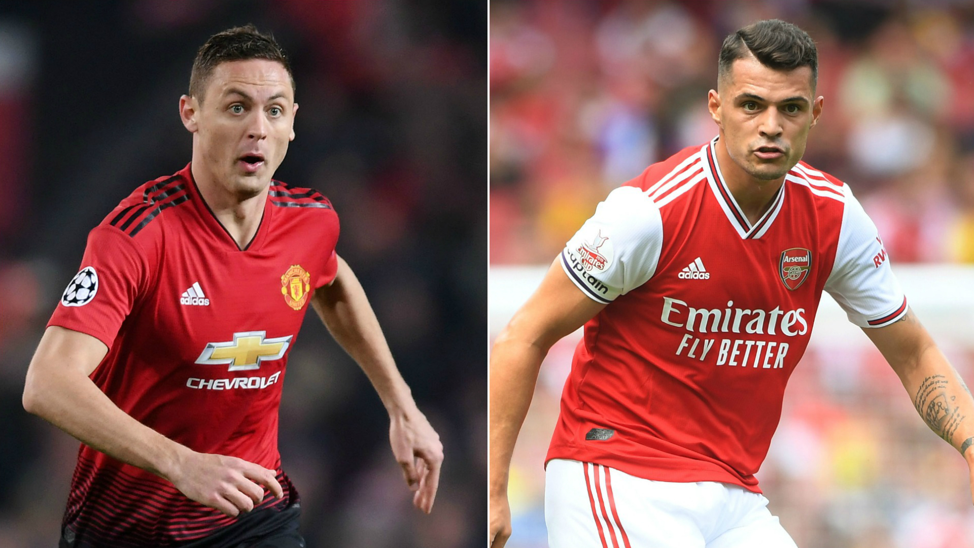 Nemanja Matic and Granit Xhaka - cropped