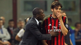 Seedorf and Kaka during the former's spell as coach