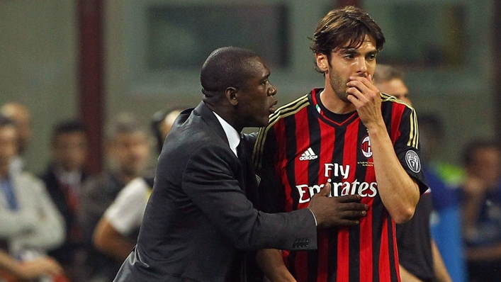 Seedorf and Kaka during the former's spell as coach