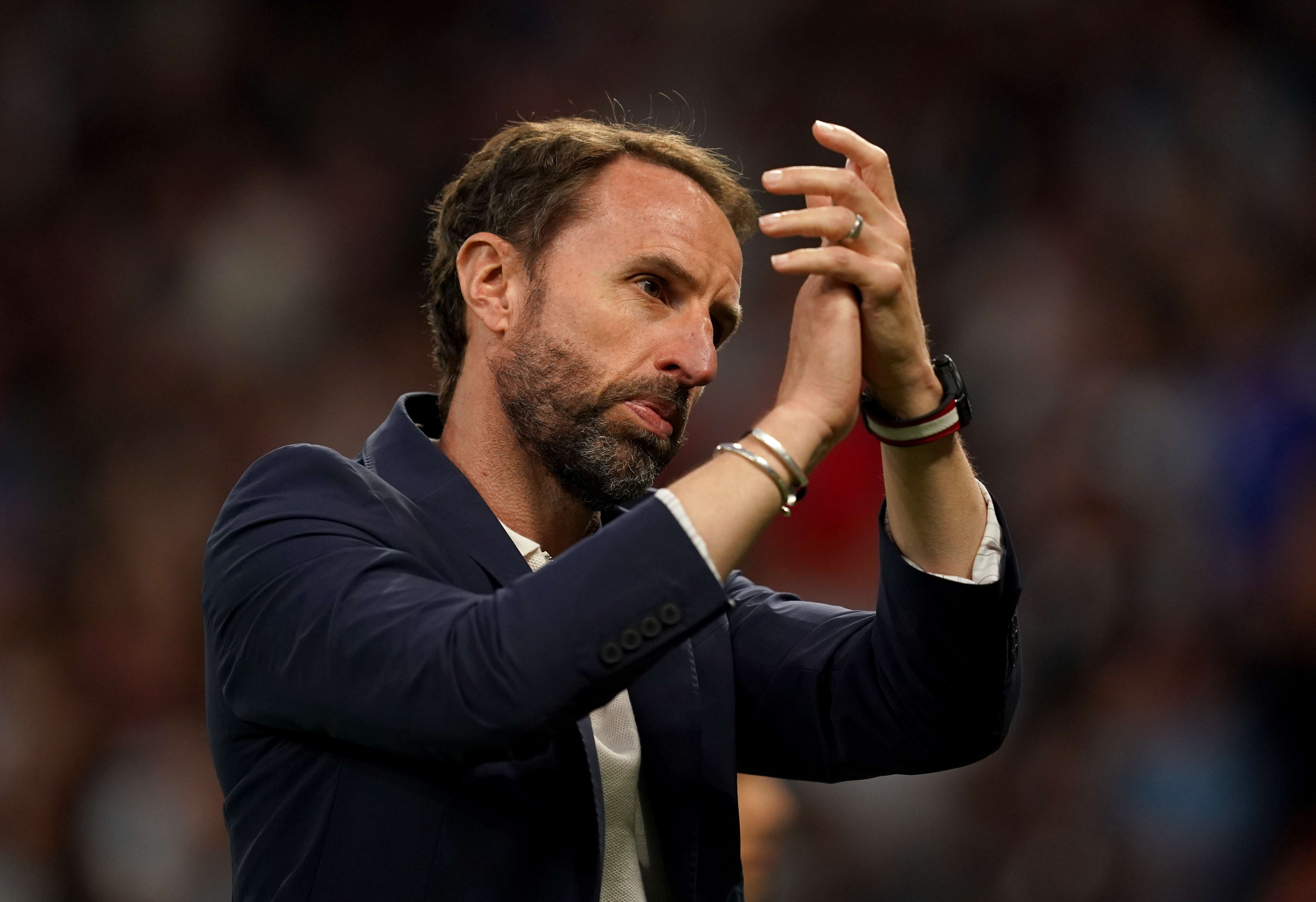 Gareth Southgate has spoken to his England players about his meetings with New Zealand's rugby side