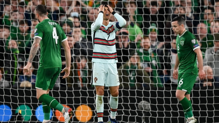 Cristiano Ronaldo could not power Portugal past the Republic of Ireland on Thursday.