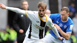 Andrew Shinnie (left) has signed a new deal with Livingston (Robert Perry/PA)