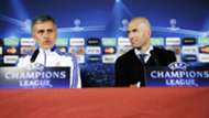 JoseMourinho ZinedineZidane Real Madrid - Cropped