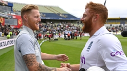 England skipper Ben Stokes embraces Jonny Bairstow after the remarkable 378-run chase against India at Edgbaston