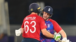 Eoin Morgan and Jos Buttler in action for England last year