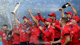 England celebrate winning the T20 World Cup in Australia
