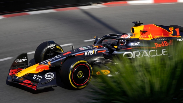Max Verstappen finished fastest in second practice (Luca Bruno/AP)