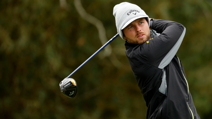 Adam Svensson during his final round at the RSM Classic