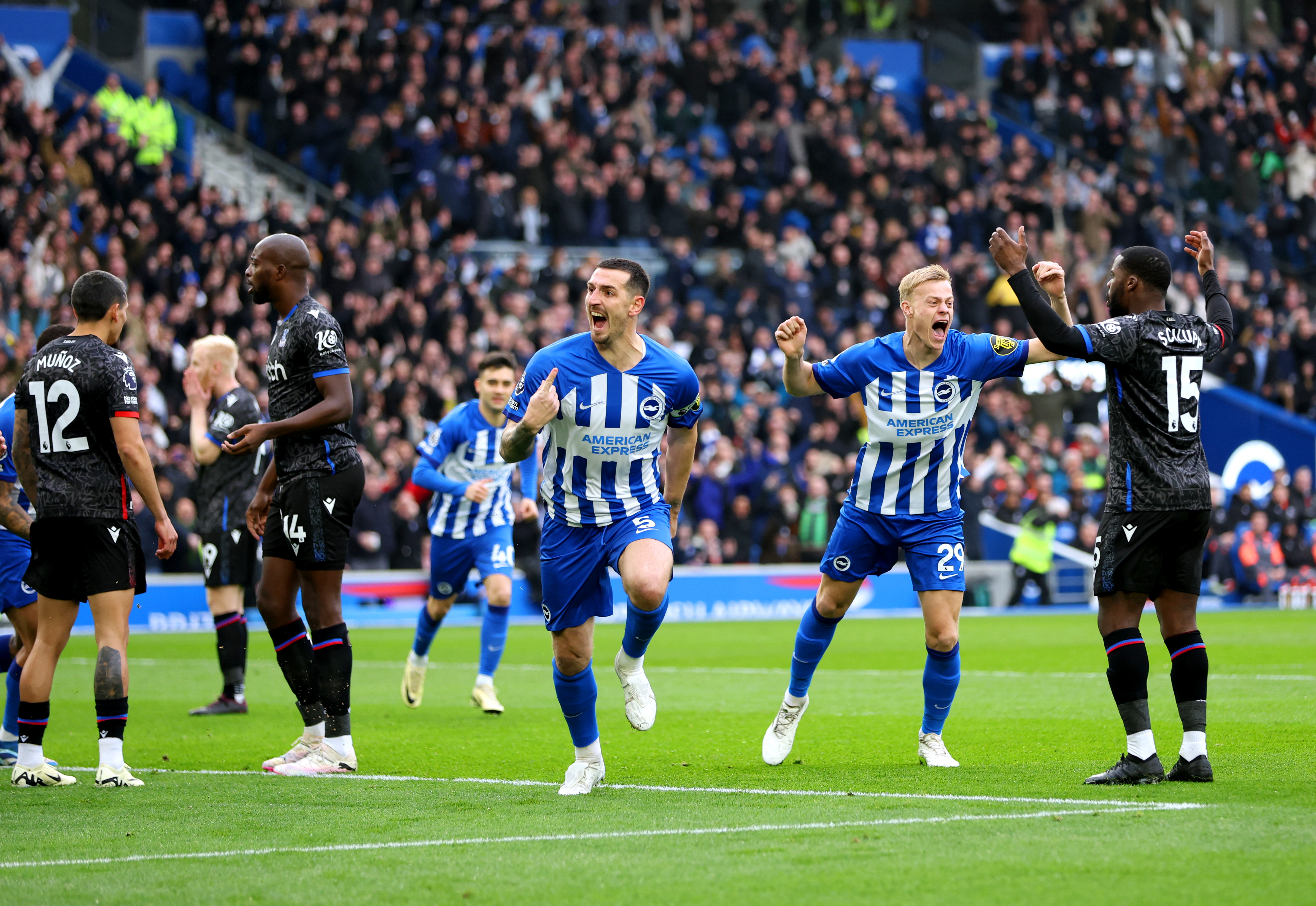 Brighton eased to derby victory