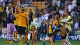 Ruben Neves salutes the Wolves fans on Saturday (Nick Potts/PA)