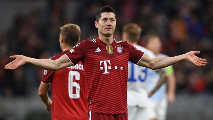 Robert Lewandowski dominated once more against Dynamo Kiev for Bayern Munich in their Champions League clash on Wednesday