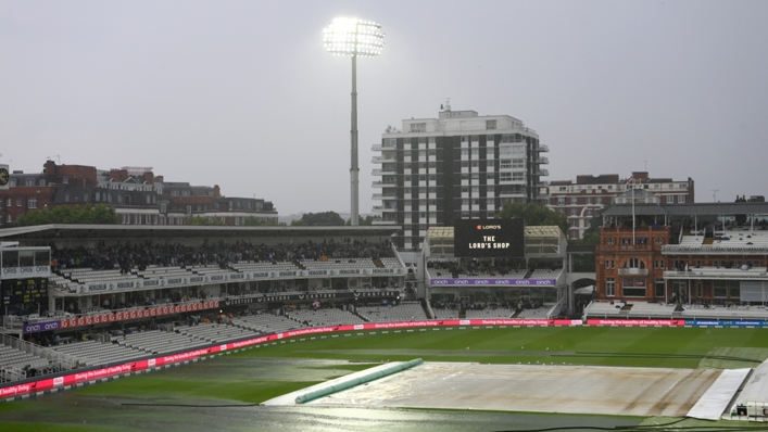 Play was brought to an early end at Lord's on Wednesday
