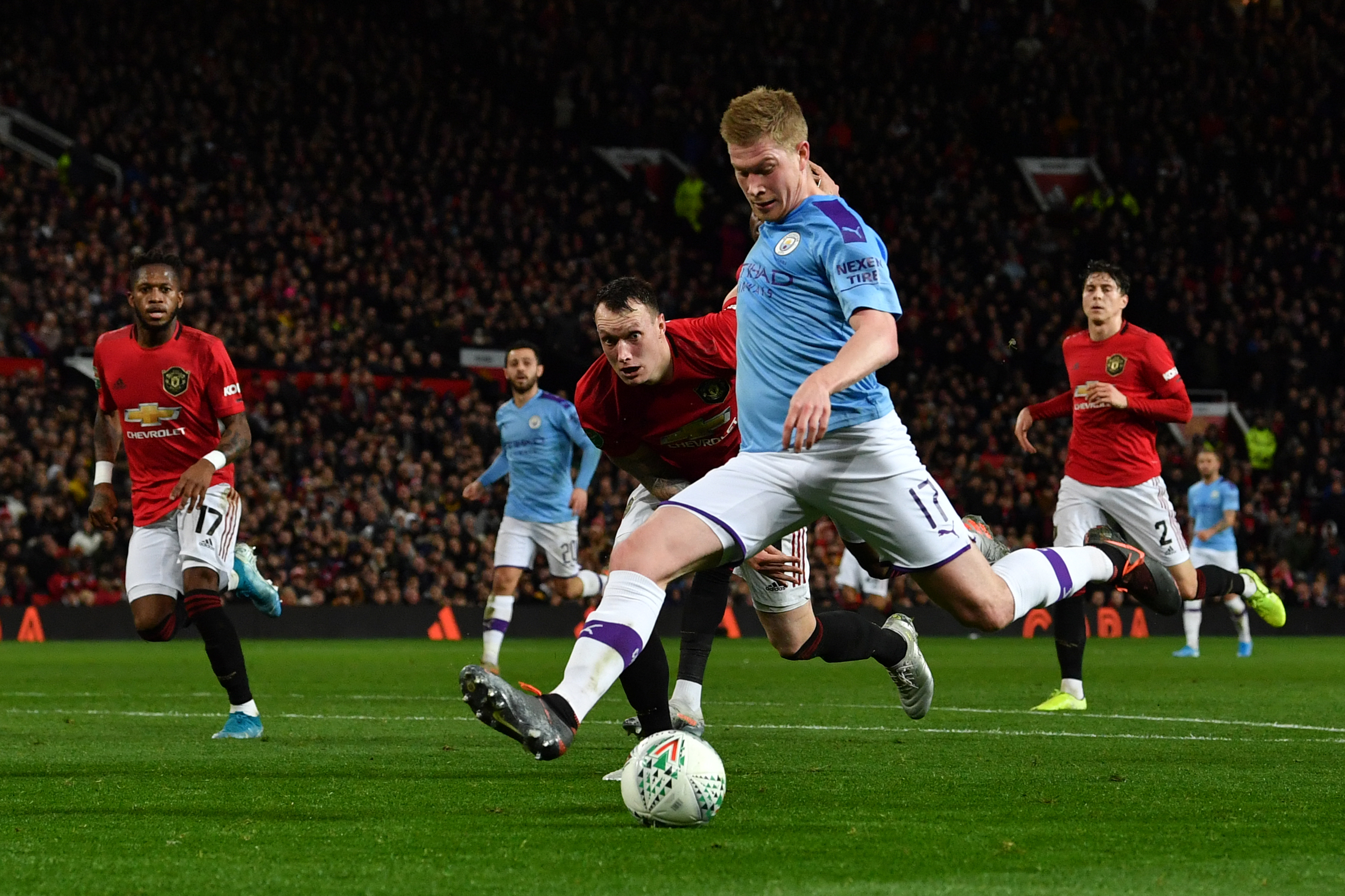 Kevin De Bruyne against Manchester United