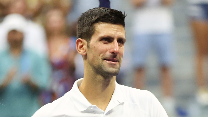 Novak Djokovic after the US Open final