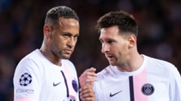 Neymar (left) and Lionel Messi are two of the highest-rated players on FIFA 22
