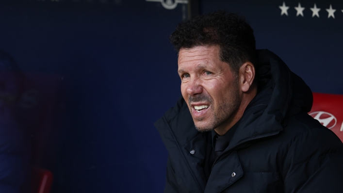Diego Simeone cuts a frustrated figure during Atletico Madrid's draw with Granada