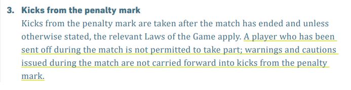Law 10.3: Law 10 makes it clear that a match is drawn, won or lost according to the number of goals both teams score 'normal' time or in 'normal' time plus extra-time.