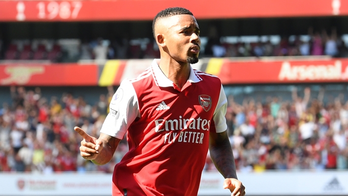 Gabriel Jesus and Arsenal will look to make it five wins from five