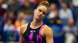 Maria Sakkari was one of the top seeds to tumble on Thursday at the Ostrava Open