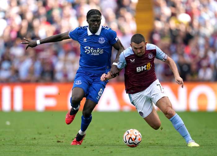 Everton condemn ‘vile’ racist abuse aimed at midfielder Amadou Onana