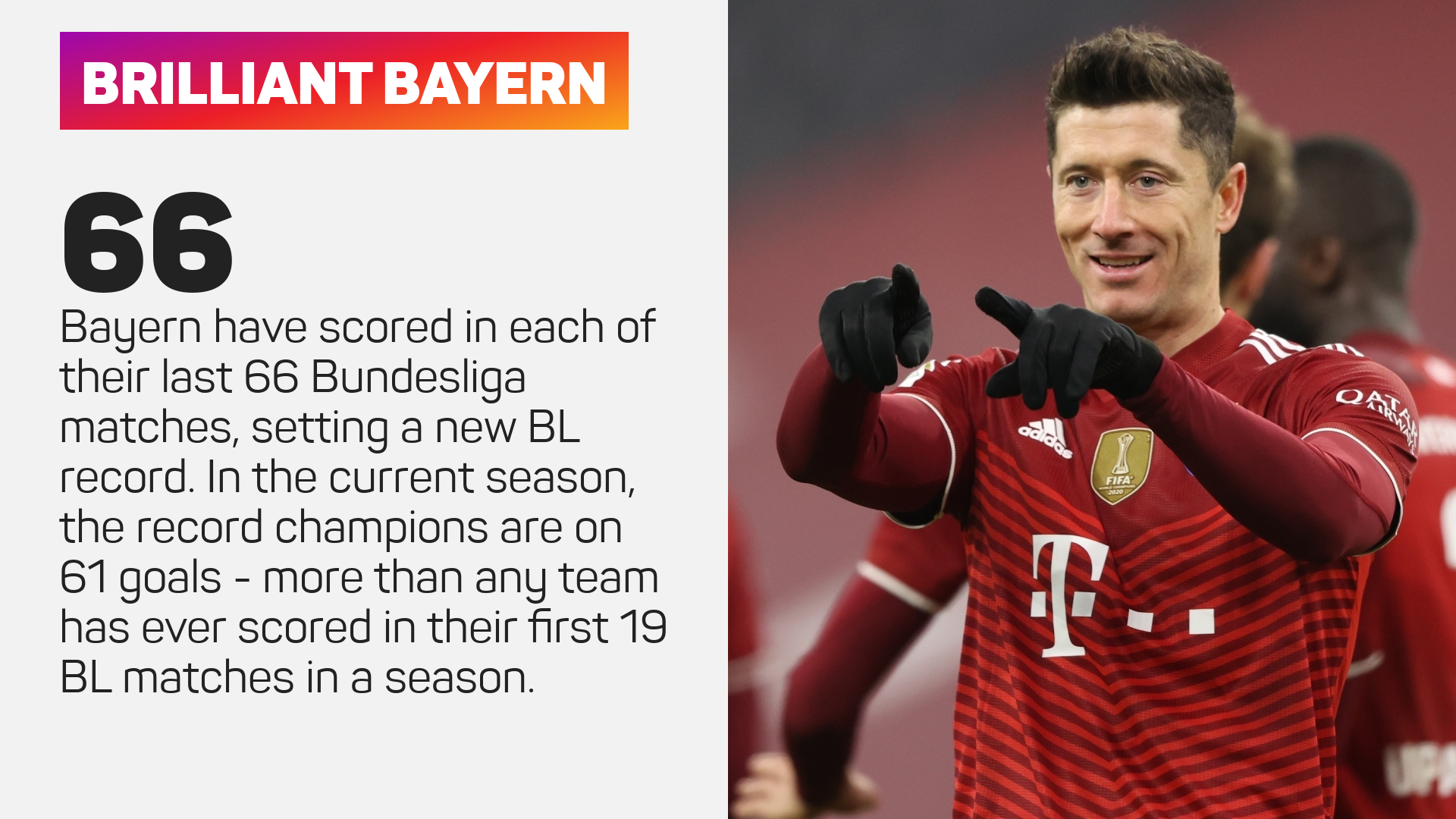 Bayern Munich's free-scoring Bundesliga record