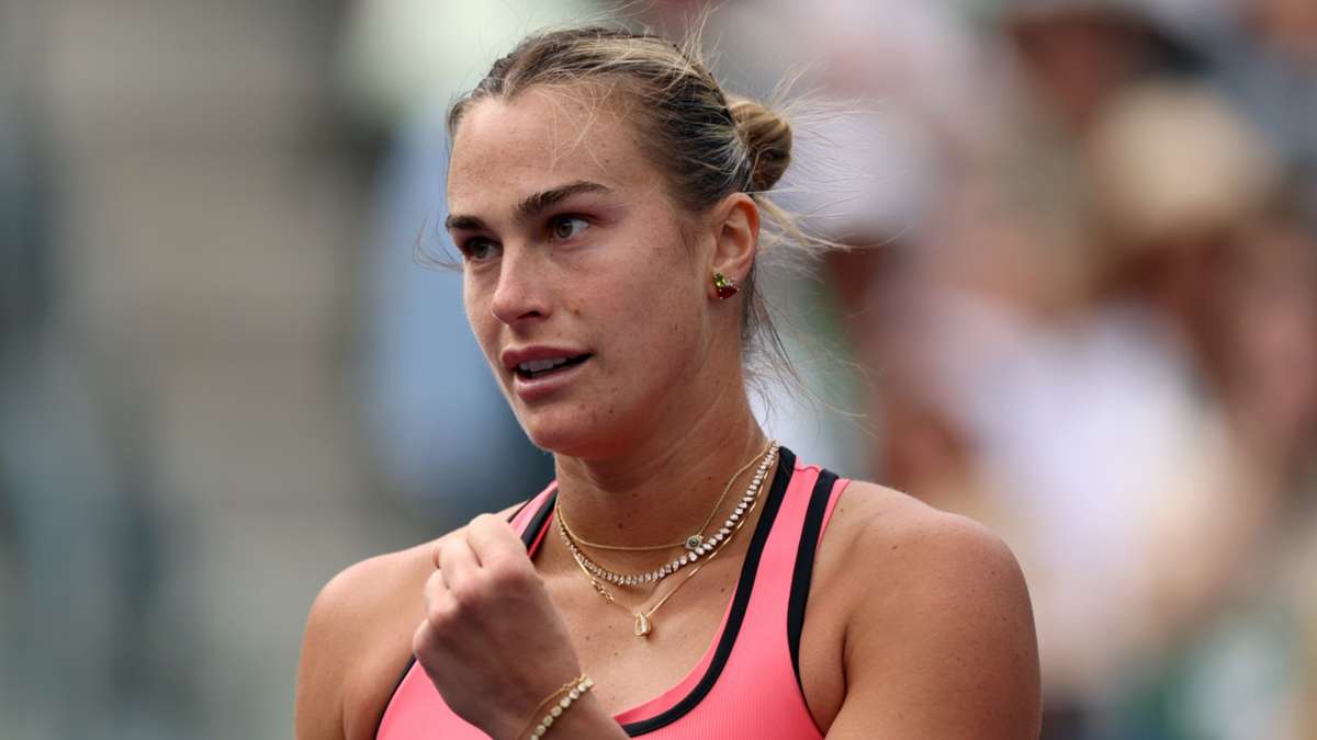Sabalenka wins 100th match as world number one in Indian Wells opener