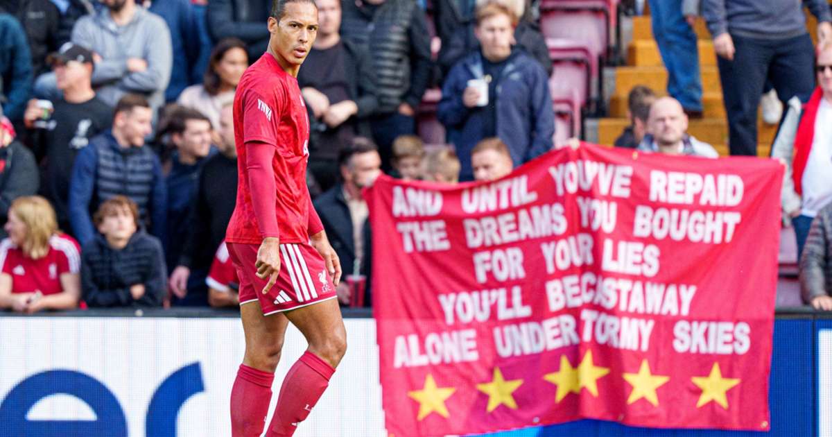 Virgil van Dijk after Liverpool's 3-0 Premier League defeat to Manchester City at Anfield