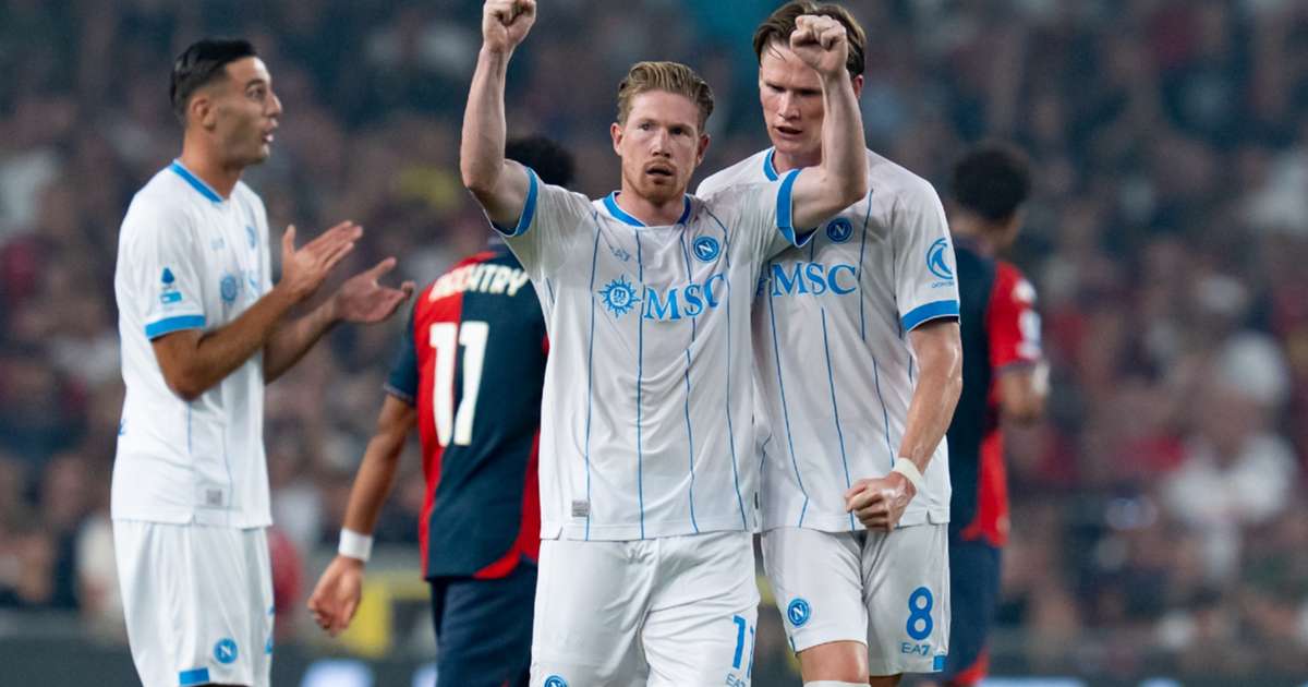 De Bruyne seals late Napoli victory at Genoa to give Allegri winning start