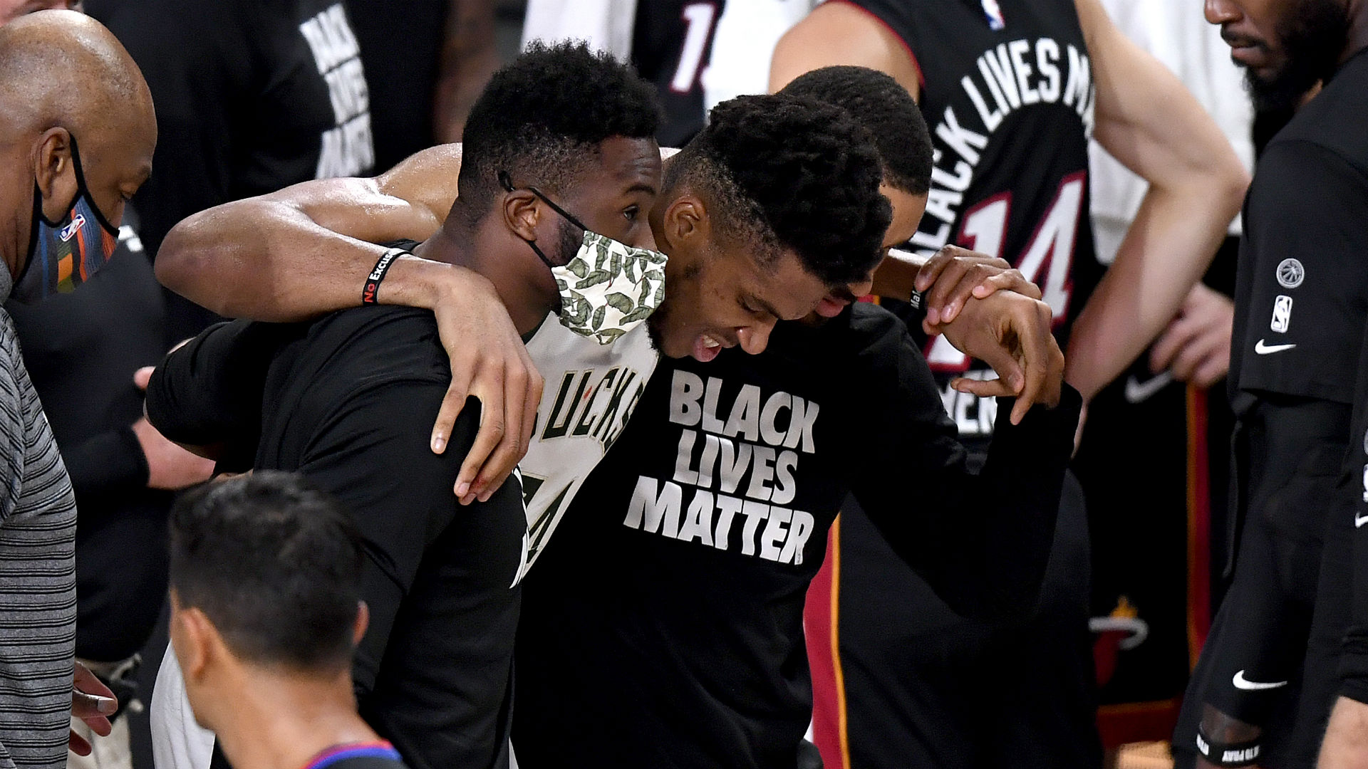 Bucks' Giannis out of Game 4 against Heat with ankle injury
