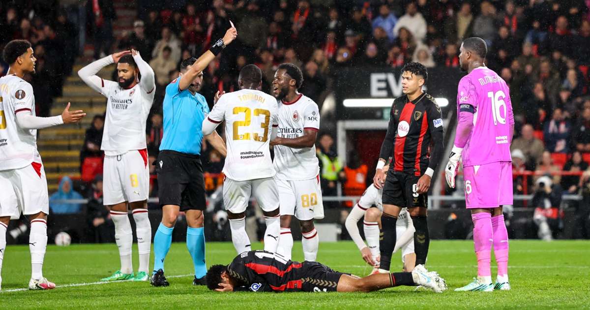Maignan insists Bournemouth red-card shove 'was not intentional' as Milan take unbeaten run to Udinese