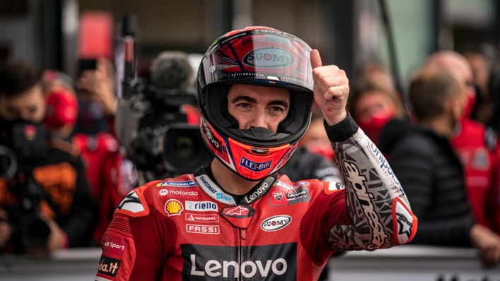 Francesco Bagnaia is aiming to close the gap on Fabio Quartararo