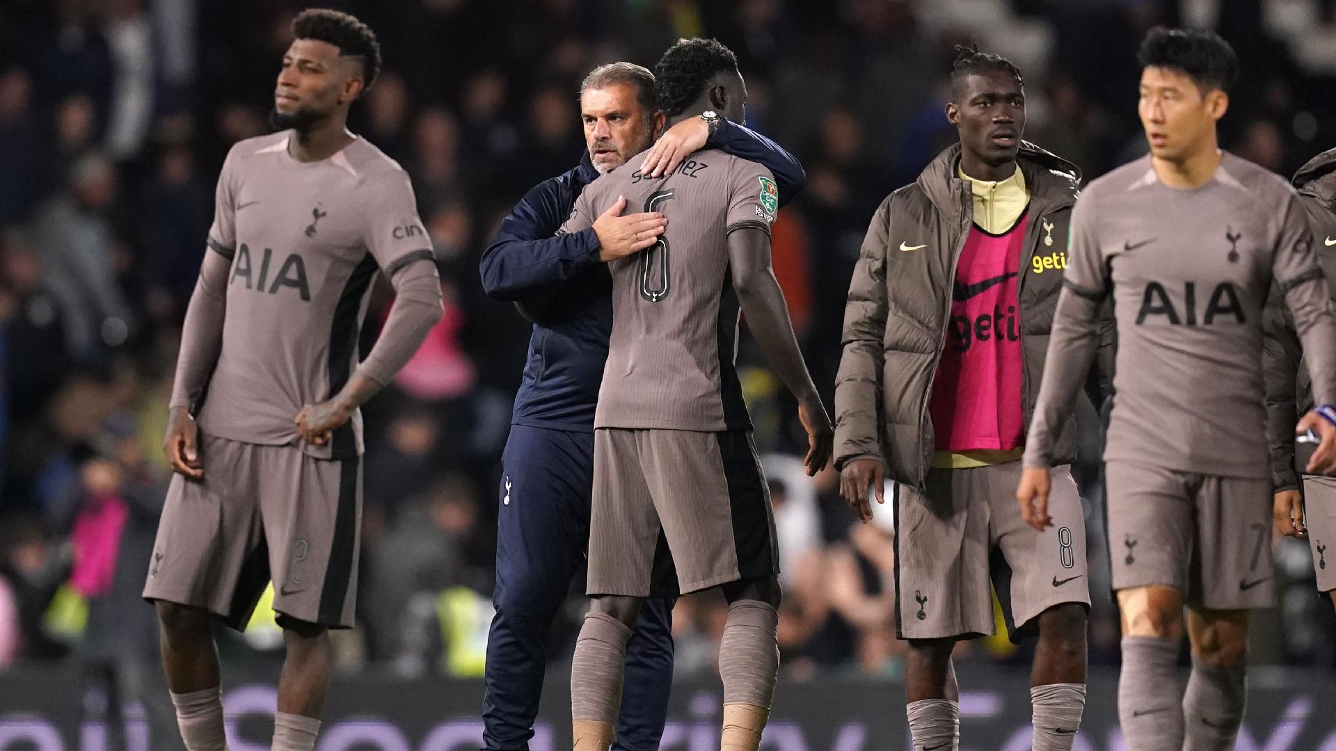 Ange Postecoglou defends decision to make changes as Tottenham exit Carabao Cup