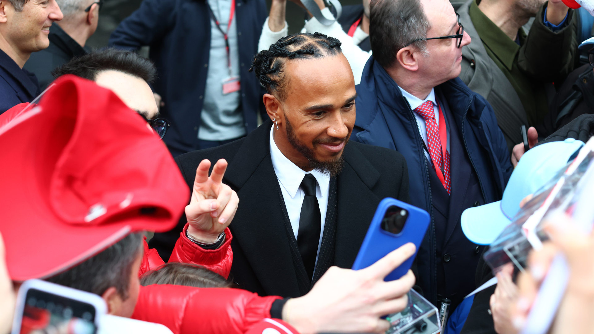 Hamilton 'realises dream' on first official day at Ferrari