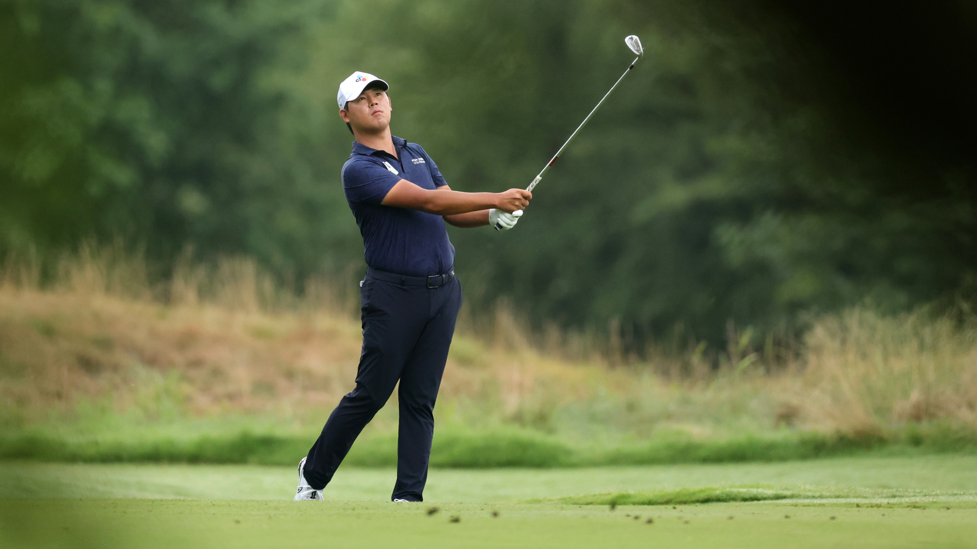 Kim Si-woo on his way to the first round lead at the FedEx St. Jude Championship
