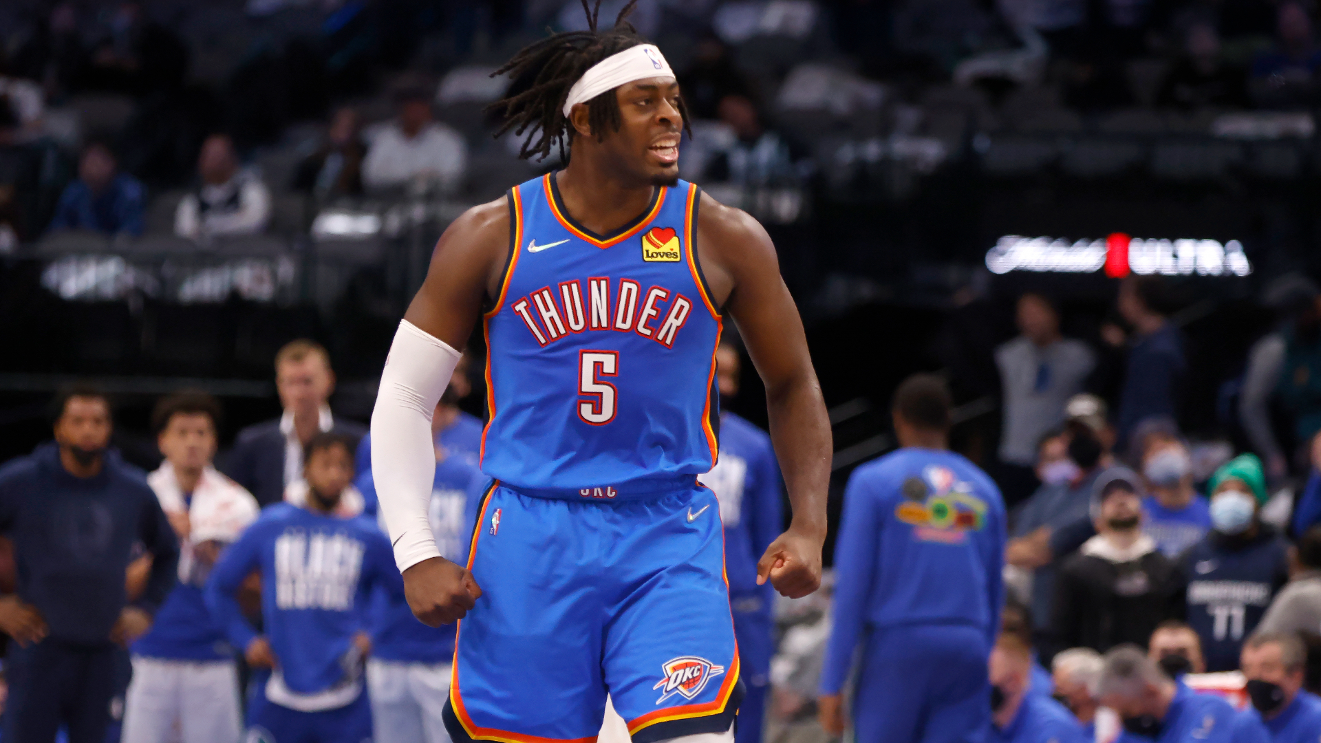 Lu Dort was one of a number of role players to be rewarded with significant raises to begin free agency