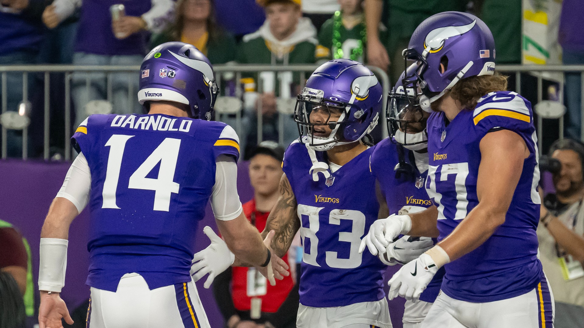 NFL: Vikings top Packers, Barkley gets 2,000th yard