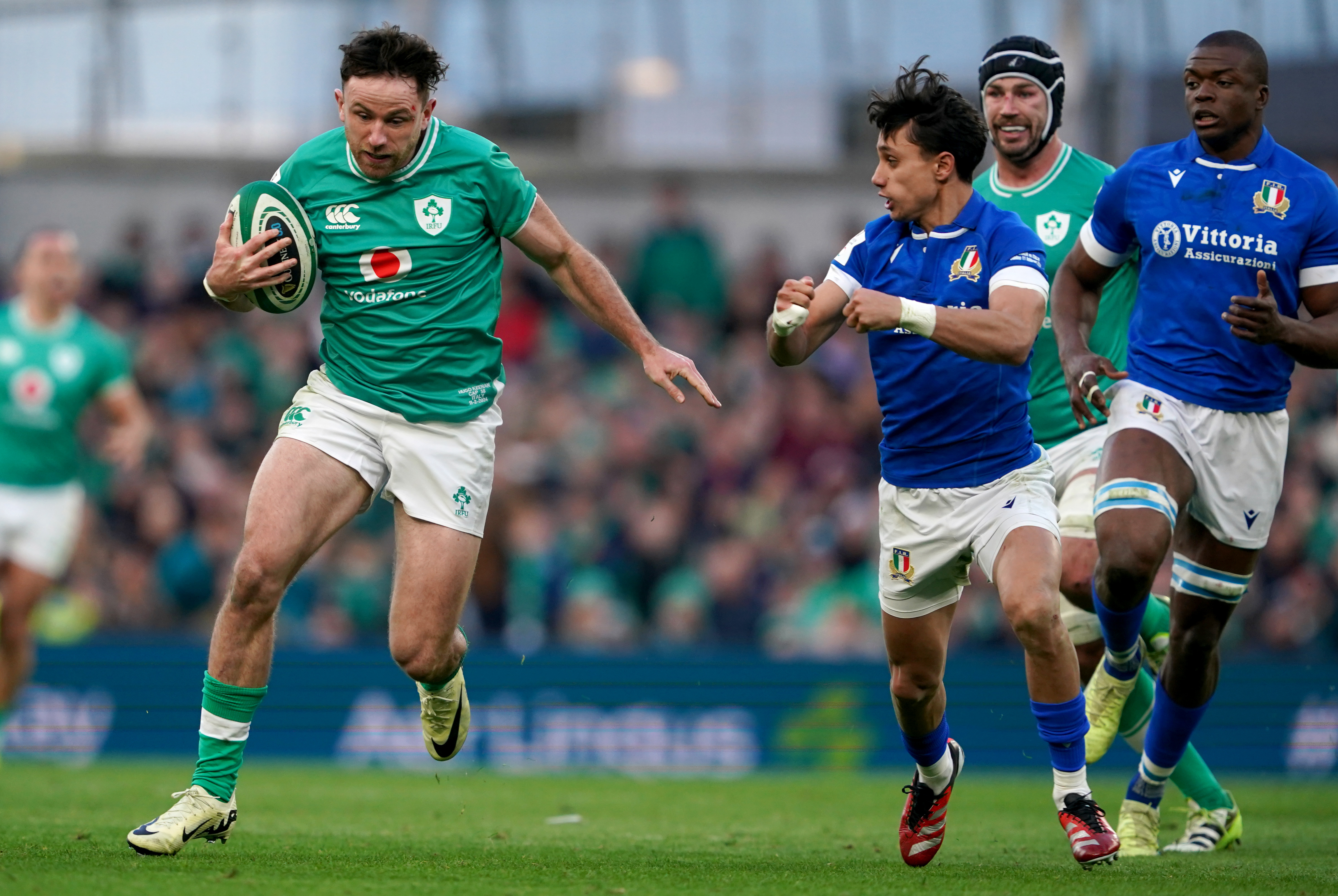 Ireland’s Hugo Keenan