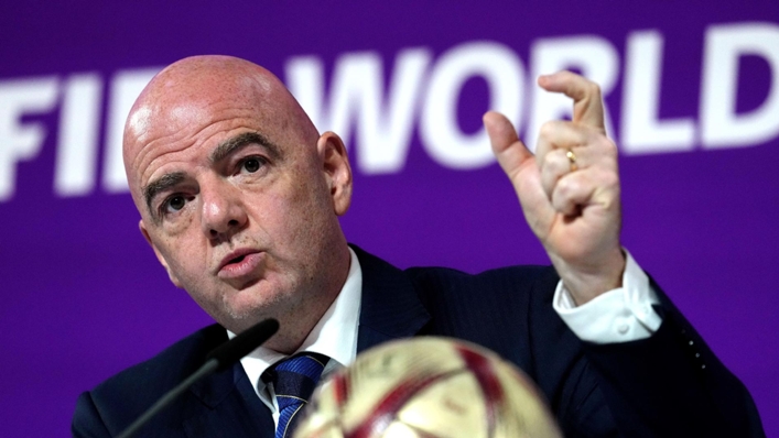 FIFA president Gianni Infantino announced plans for a new 32-team Club World Cup last December (Nick Potts/PA)