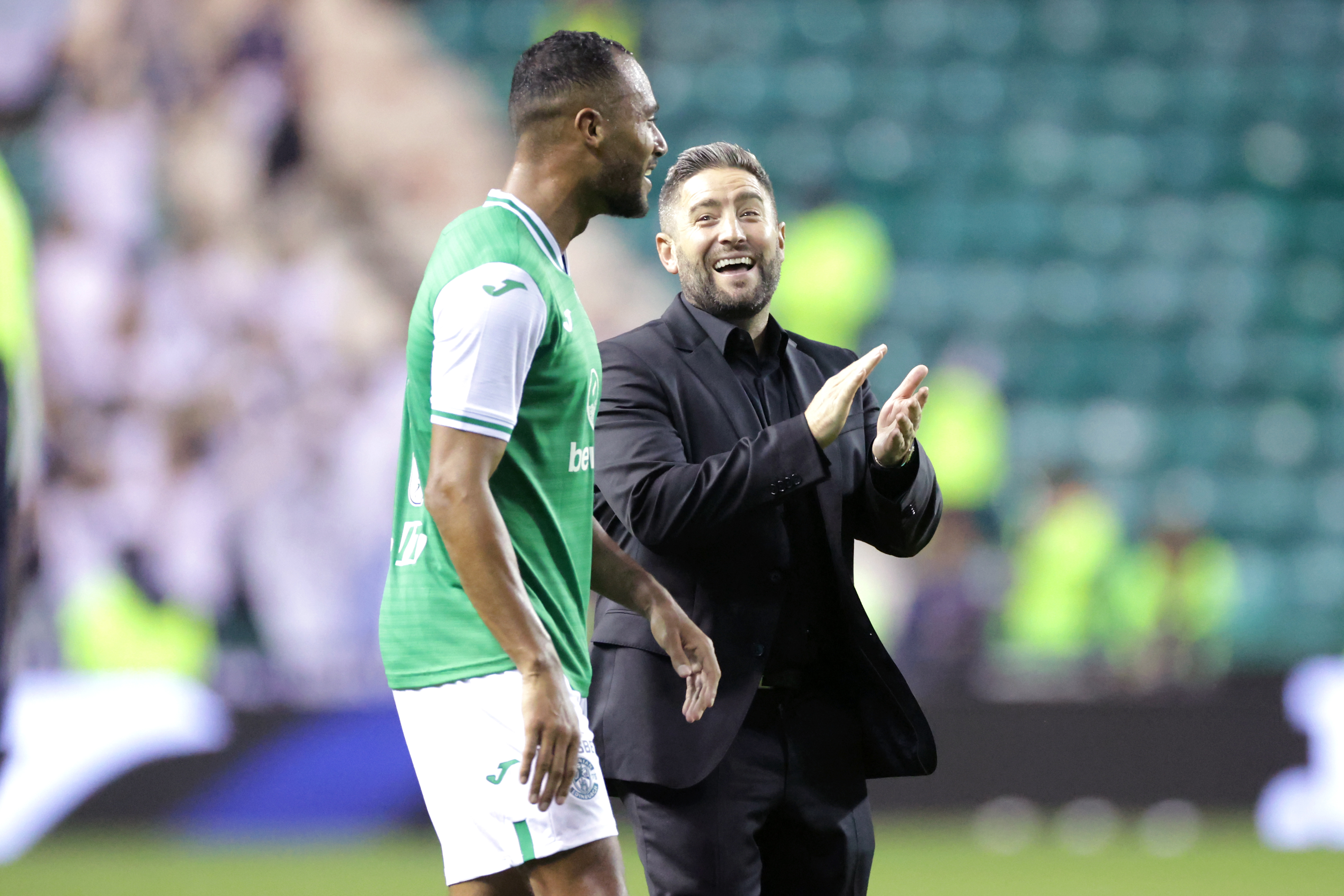 Lee Johnson and Jordan Obita