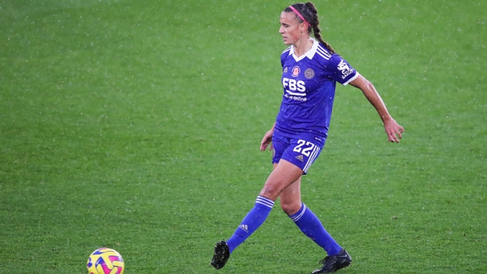 Ashleigh Plumptre was one of the scorers as Leicester beat Liverpool (Isaac Parkin/PA)