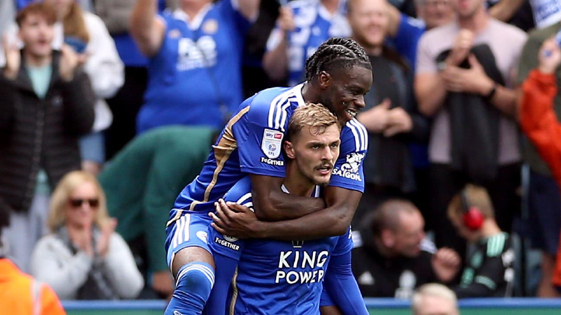 Kiernan Dewsbury-Hall double gives Enzo Maresca winning start as Leicester boss