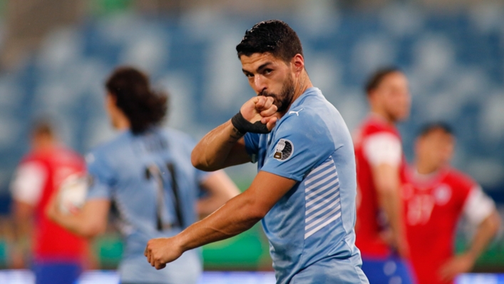 Luis Suarez had a hand in salvaging a point for Uruguay