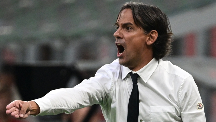 Inter head coach Simone Inzaghi