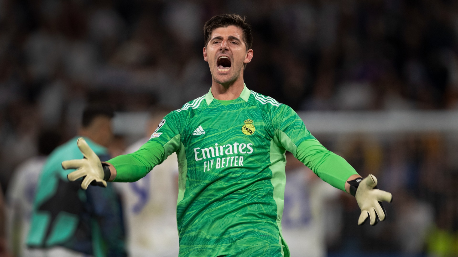 Outstanding Madrid goalkeeper Thibaut Courtois
